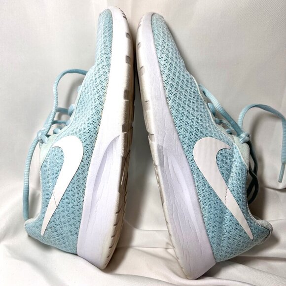 Nike Women's Tanjun Glacier Blue & White Running Shoes/Sneakers-Lace Up-Sz 6 - Picture 9 of 16